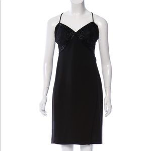 La Perla black dress with beaded accents